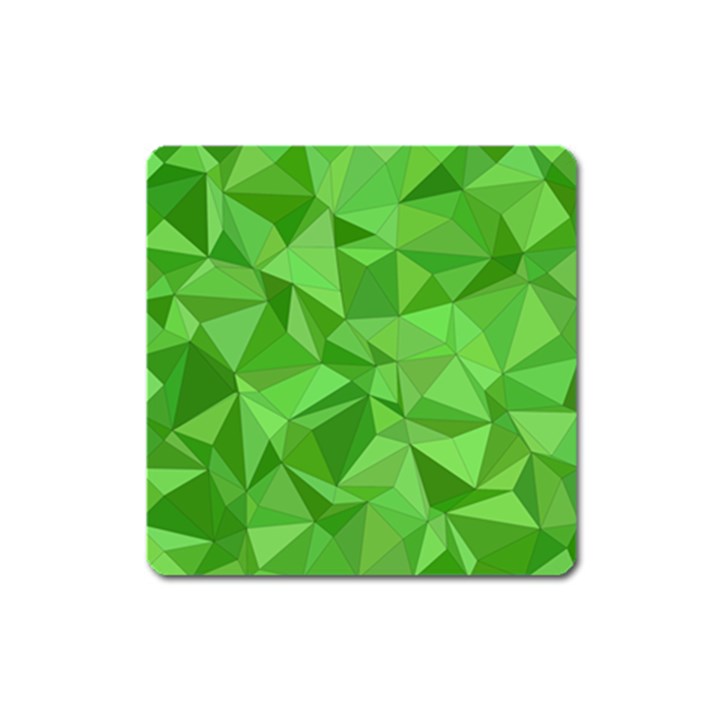 Mosaic Tile Geometrical Abstract Square Magnet