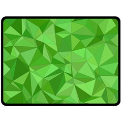 Mosaic Tile Geometrical Abstract Fleece Blanket (large)  by Mariart