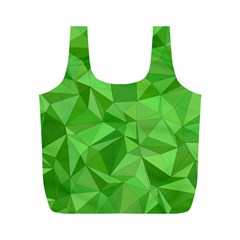 Mosaic Tile Geometrical Abstract Full Print Recycle Bag (m) by Mariart