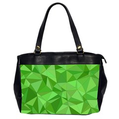 Mosaic Tile Geometrical Abstract Oversize Office Handbag (2 Sides) by Mariart