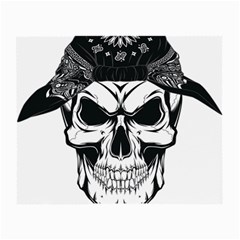 Kerchief Human Skull Small Glasses Cloth by Mariart