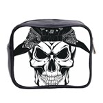 Kerchief Human Skull Mini Toiletries Bag (Two Sides) Back