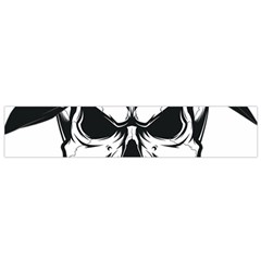 Kerchief Human Skull Small Flano Scarf by Mariart