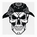 Kerchief Human Skull Medium Glasses Cloth (2-Side) Back