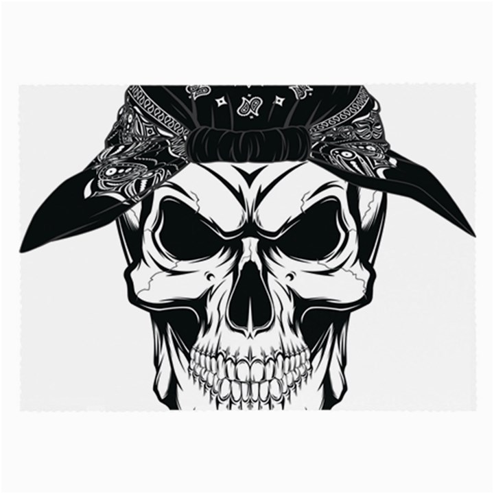 Kerchief Human Skull Large Glasses Cloth