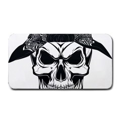 Kerchief Human Skull Medium Bar Mats by Mariart