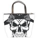 Kerchief Human Skull Bucket Bag Back