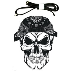 Kerchief Human Skull Shoulder Sling Bag by Mariart