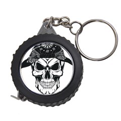 Kerchief Human Skull Measuring Tape by Mariart