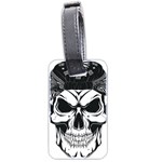 Kerchief Human Skull Luggage Tags (Two Sides) Front