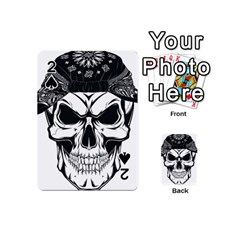 Kerchief Human Skull Playing Cards 54 (mini) by Mariart