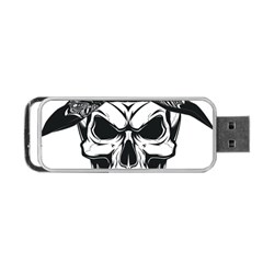 Kerchief Human Skull Portable Usb Flash (two Sides) by Mariart