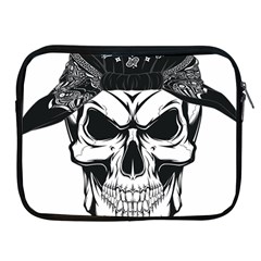 Kerchief Human Skull Apple Ipad 2/3/4 Zipper Cases by Mariart