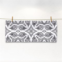 Mandala Line Art Hand Towel