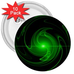 Lines Rays Background Light 3  Buttons (10 pack) 