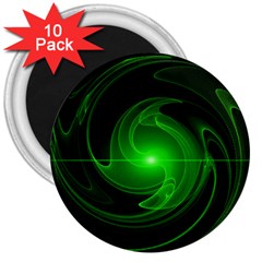 Lines Rays Background Light 3  Magnets (10 pack) 