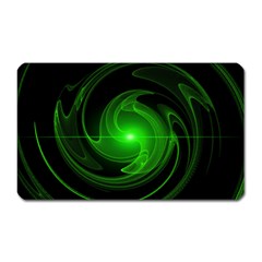 Lines Rays Background Light Magnet (Rectangular)