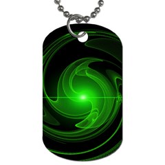 Lines Rays Background Light Dog Tag (One Side)