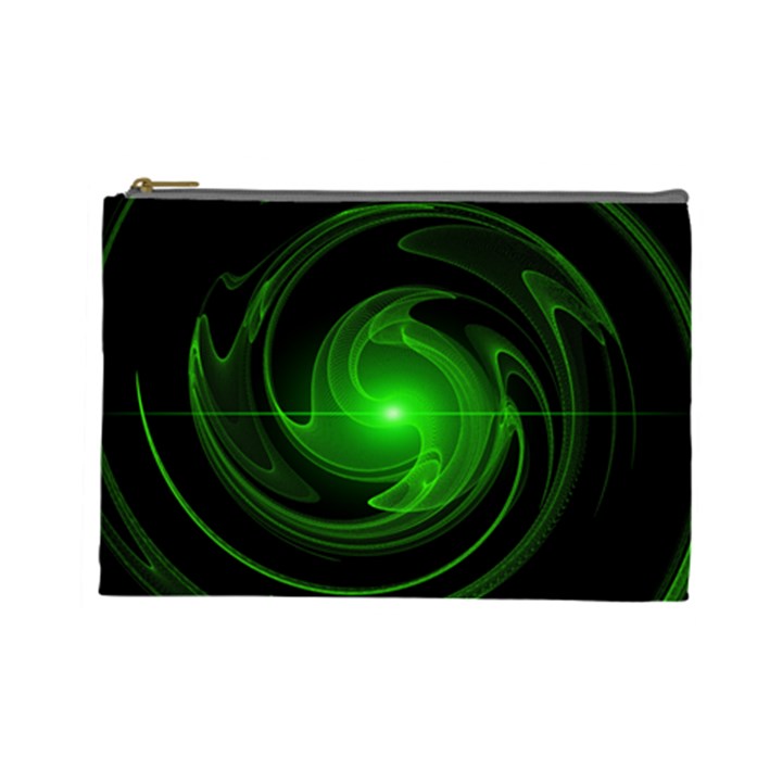 Lines Rays Background Light Cosmetic Bag (Large)