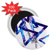 Metal Triangle 2 25  Magnets (100 Pack) 