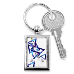 Metal Triangle Key Chains (rectangle)  by Mariart