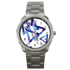 Metal Triangle Sport Metal Watch by Mariart