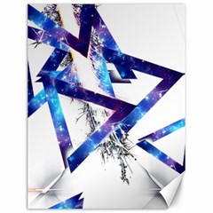 Metal Triangle Canvas 12  X 16  by Mariart