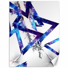 Metal Triangle Canvas 36  X 48  by Mariart