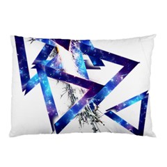 Metal Triangle Pillow Case (two Sides) by Mariart