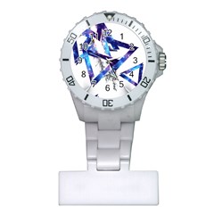 Metal Triangle Plastic Nurses Watch by Mariart