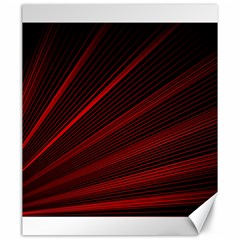 Line Geometric Red Object Tinker Canvas 20  X 24  by Mariart