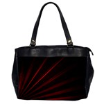 Line Geometric Red Object Tinker Oversize Office Handbag Front