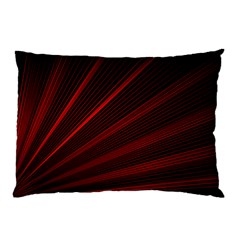 Line Geometric Red Object Tinker Pillow Case (two Sides) by Mariart