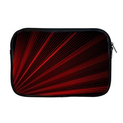 Line Geometric Red Object Tinker Apple Macbook Pro 17  Zipper Case by Mariart