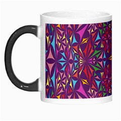 Kaleidoscope Triangle Pattern Morph Mugs by Mariart