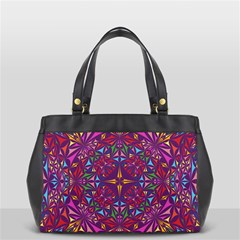 Kaleidoscope Triangle Pattern Oversize Office Handbag (2 Sides) by Mariart