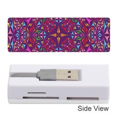 Kaleidoscope Triangle Pattern Memory Card Reader (stick) by Mariart