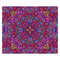 Kaleidoscope Triangle Pattern Double Sided Flano Blanket (small)  by Mariart