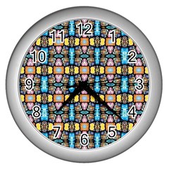 Ml 24 Wall Clock (silver) by ArtworkByPatrick