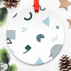 Shape Vector Triangle Ornament (round) by Mariart