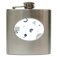 Shape Vector Triangle Hip Flask (6 Oz) by Mariart