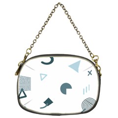 Shape Vector Triangle Chain Purse (two Sides) by Mariart