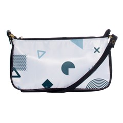 Shape Vector Triangle Shoulder Clutch Bag by Mariart