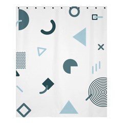 Shape Vector Triangle Shower Curtain 60  X 72  (medium)  by Mariart