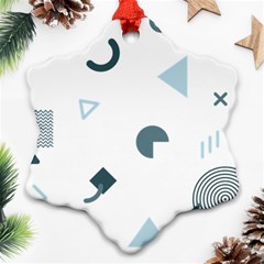 Shape Vector Triangle Ornament (snowflake) by Mariart