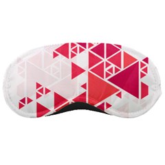 Red Triangle Pattern Sleeping Masks