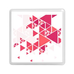 Red Triangle Pattern Memory Card Reader (square) by Mariart