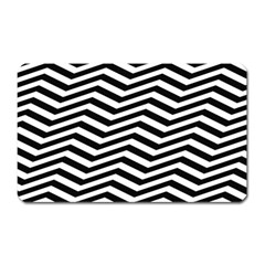 Zigzag Chevron Magnet (rectangular) by Mariart