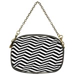 Zigzag Chevron Chain Purse (One Side) Front