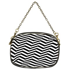 Zigzag Chevron Chain Purse (two Sides) by Mariart